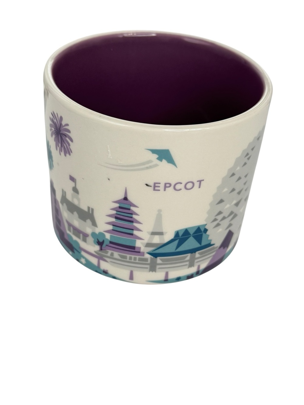 Starbucks You Are Here Collection Epcot  Disney Parks 14 oz mug.